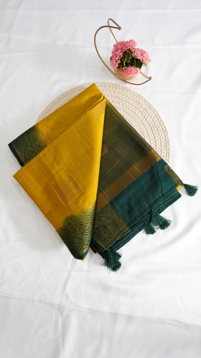 Jute Banarasi Fancy Saree Design 07 | Sri Vinayaka Boutique